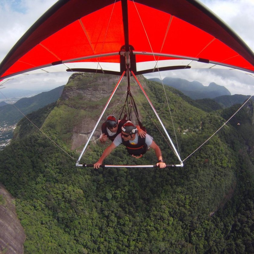 Полеты на дельтаплане в Рио де Жанейро