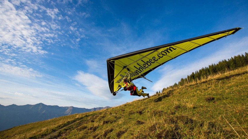 Полет на дельтаплане