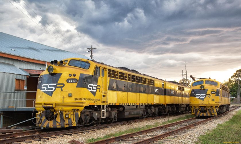 Американский тепловоз Катерпиллер