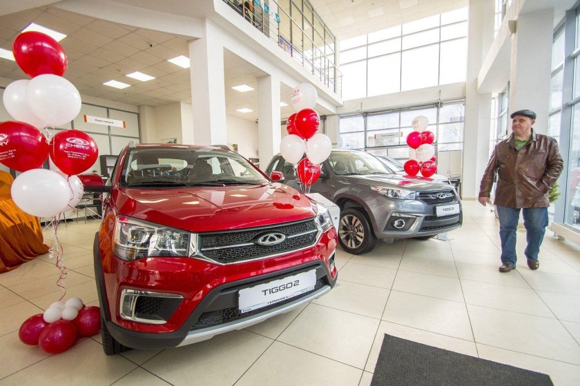 Chery автосалон