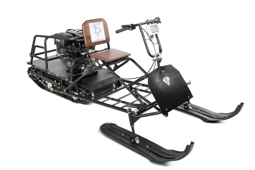 Мотобуксировщик+модуль лыжный Бурлак-м2 vector (мотособака)