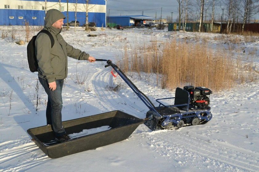 Мотобуксировщик Барс ra 380 Mini