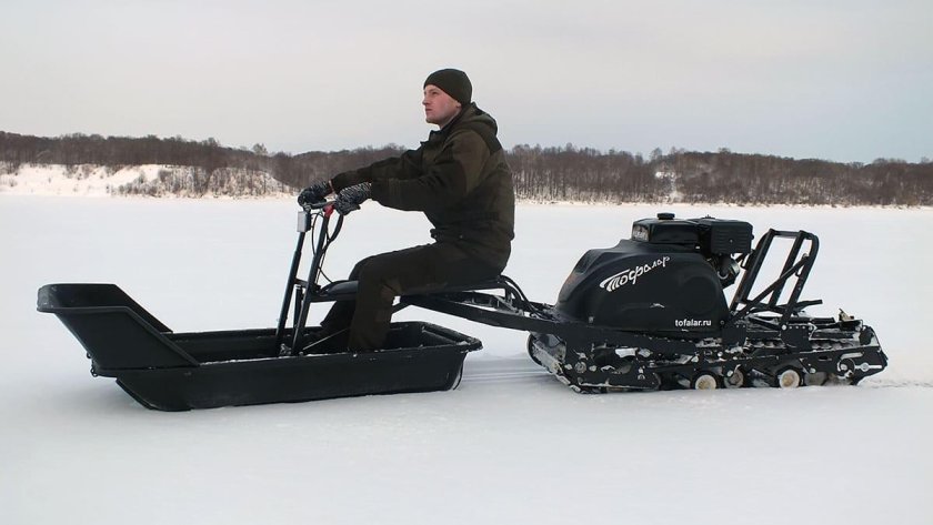 Мотобуксировщик Тофалар 500 с модулем тягач