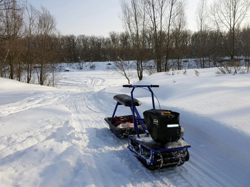 Мотобуксировщик Альбатрос 1100