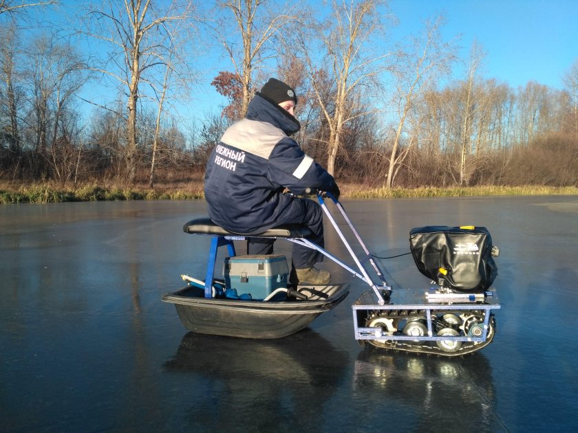 Мини-мотобуксировщик "Альбатрос-м"