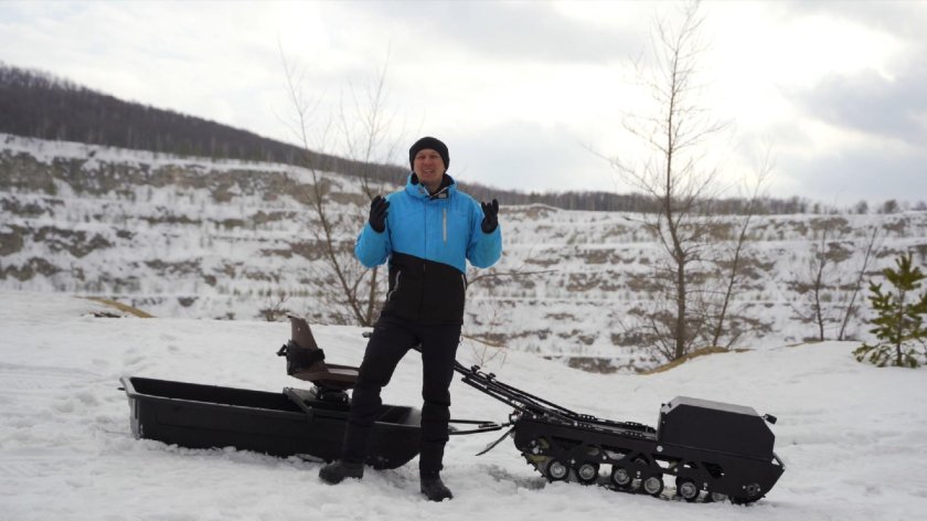 Электрособака буксировщик