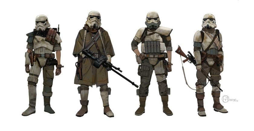 Star Wars штурмовики концепт Art