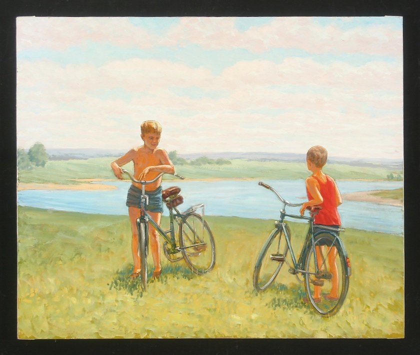 Александр Курзанов картины детство