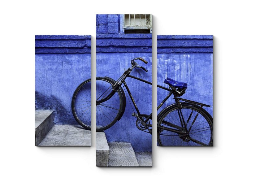 Модульная картина велосипед