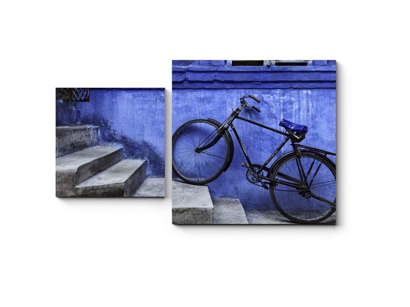 Модульная картина велосипед