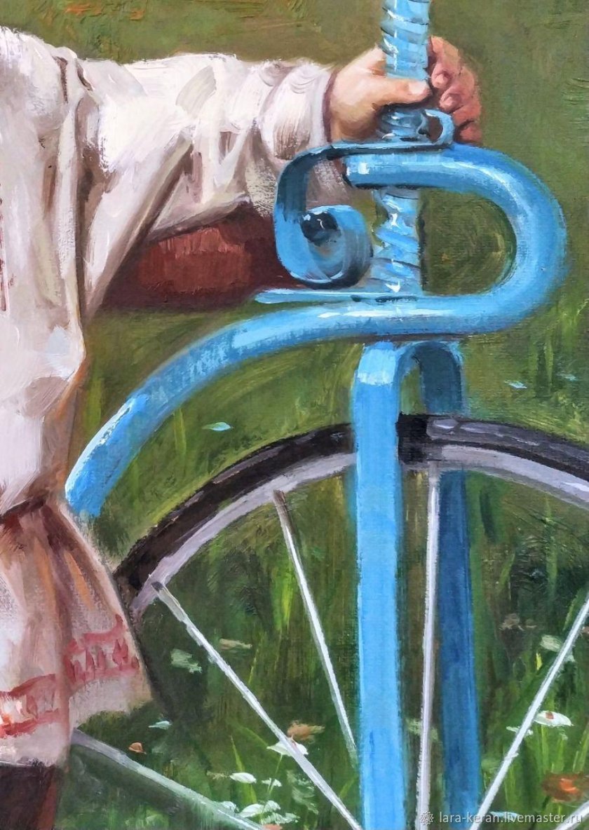 Картина мальчик в раме