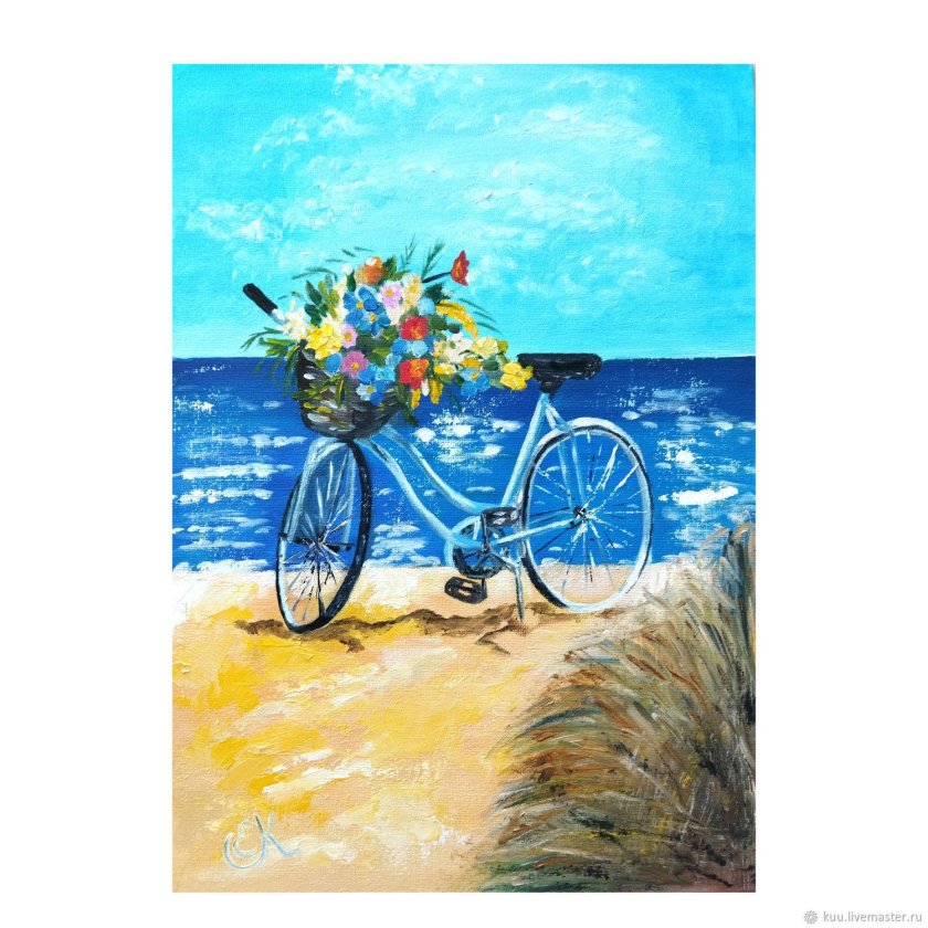 Картина велосипед