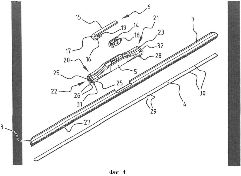 Конструкция стеклоочистителя