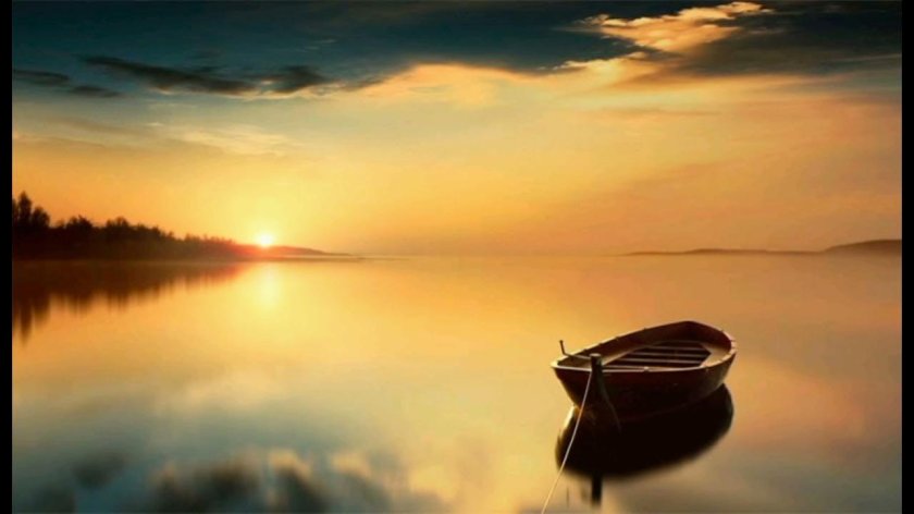 Одинокая лодка