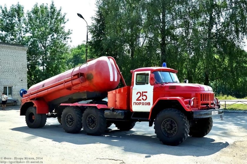 Пожарный автопоезд