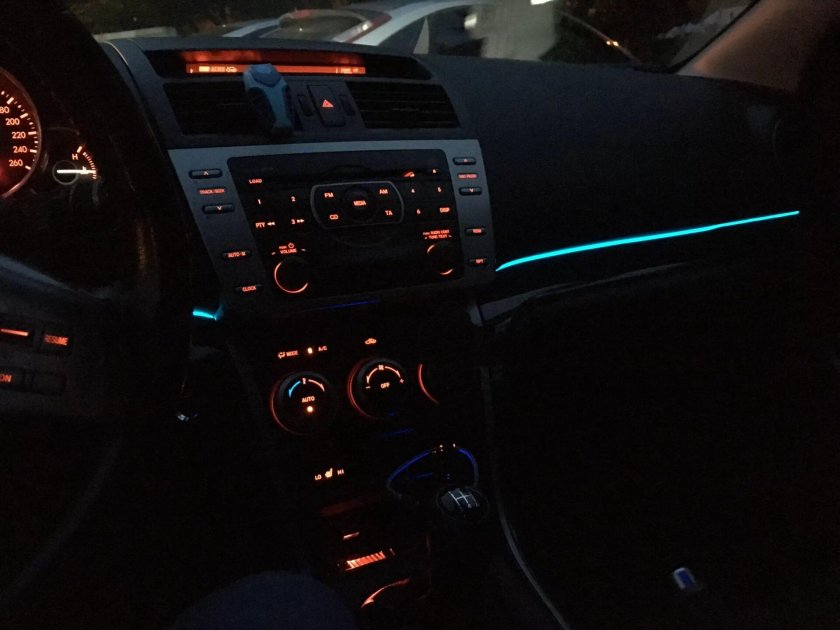 Подсветка салона Mazda 6 gg