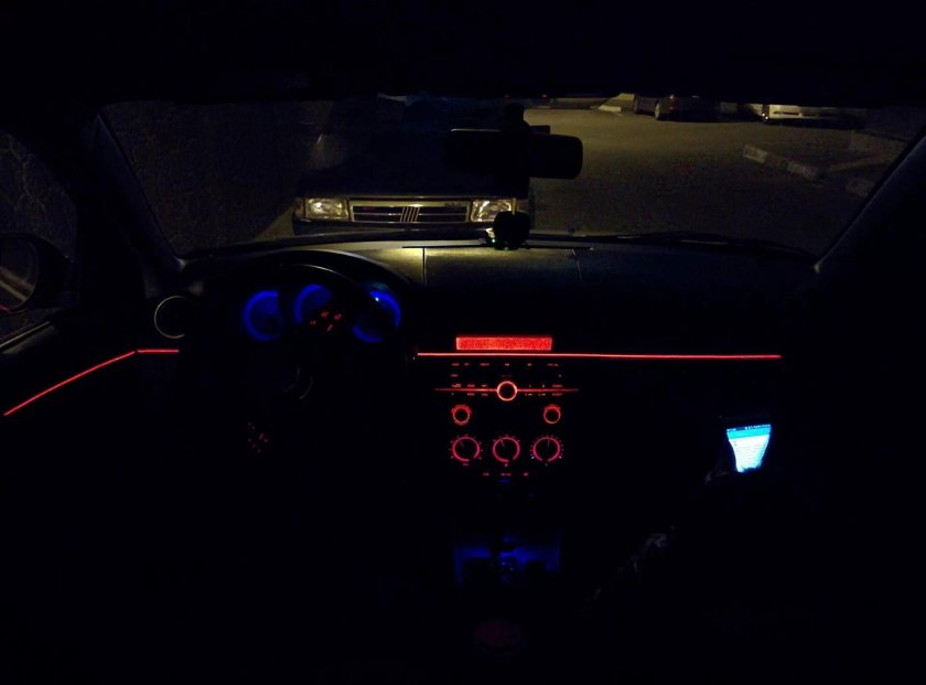 Неоновая подсветка Mazda 3bk