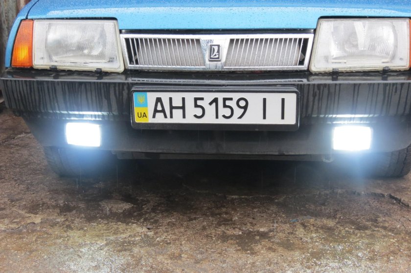 Противотуманные лед фары ВАЗ 21099