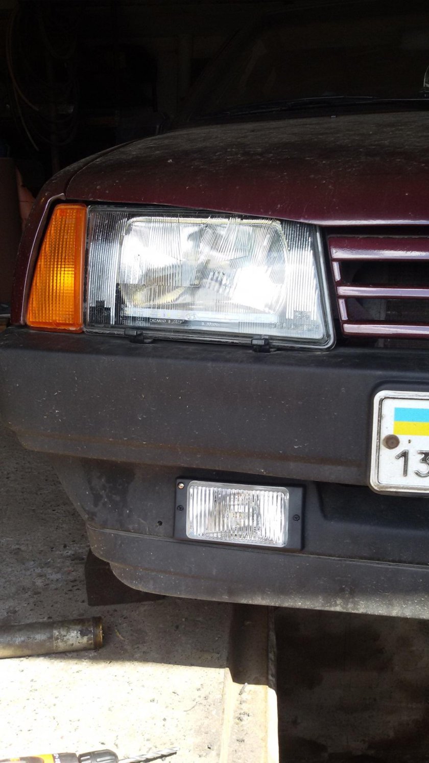 Лед противотуманки на ВАЗ 2109