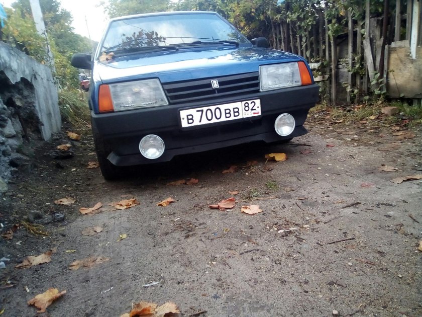 ВАЗ 21099 круглые ПТФ