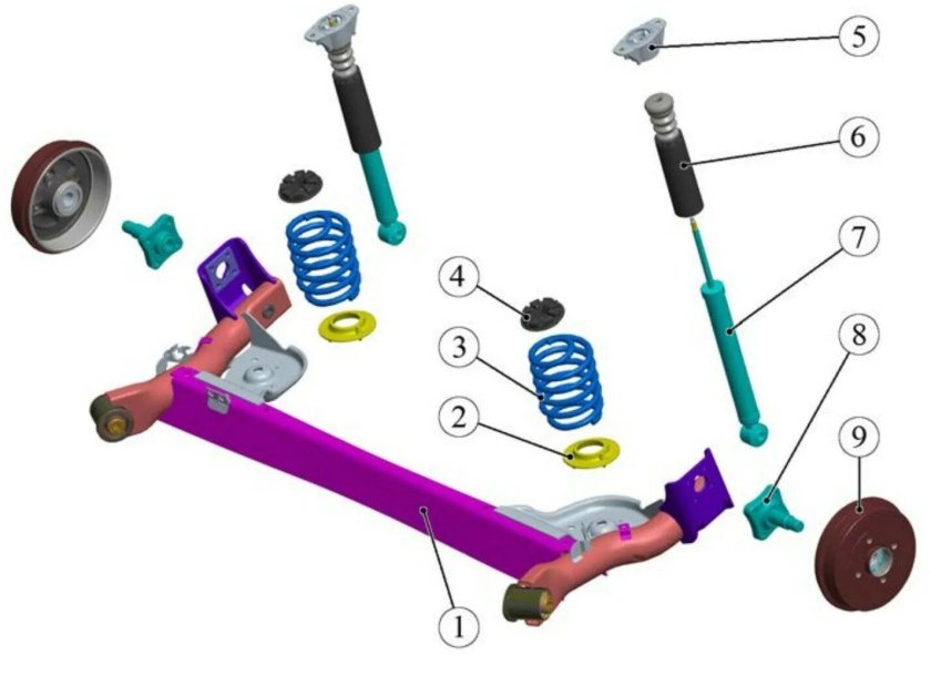 Передняя подвеска Лада Веста св кросс