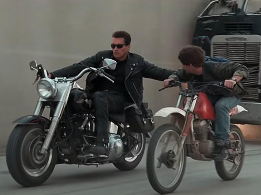 Мотоцикл на котором ездил Терминатор