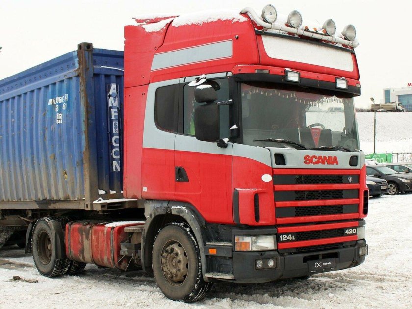 Скания p380 тягач