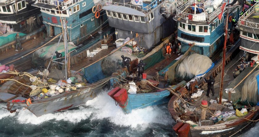 Китайские рыболовные суда