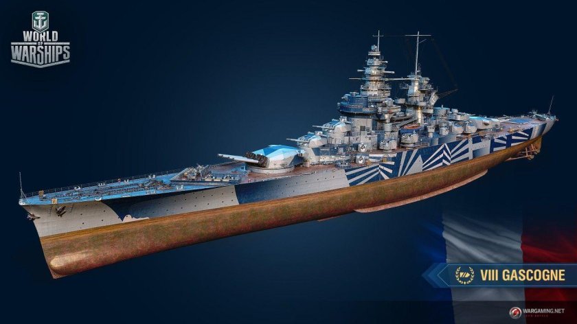 Линкор Гасконь World of Warships