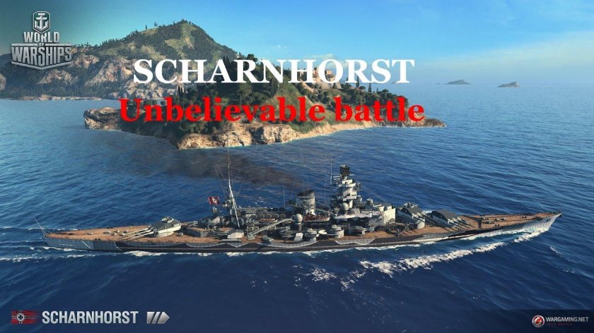 Немецкий линкор Шарнхорст