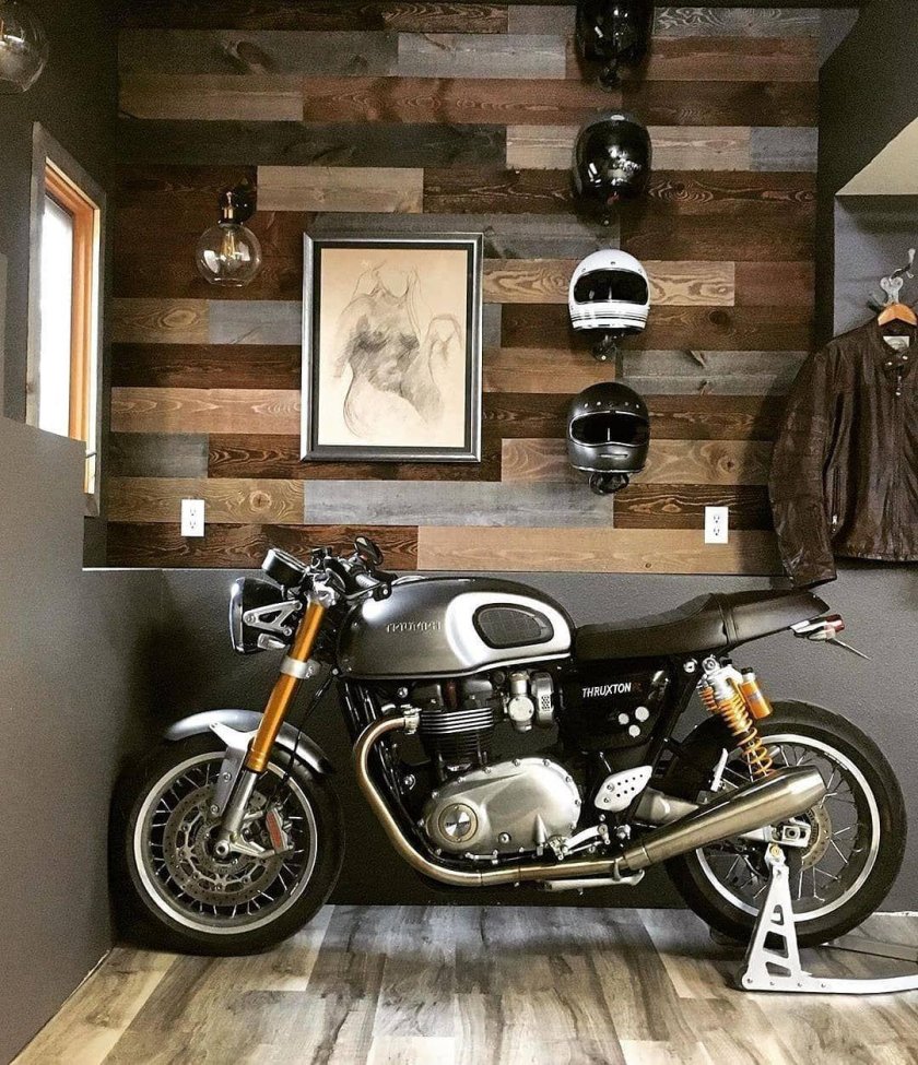 Стиль Харлей Дэвидсон в интерьере
