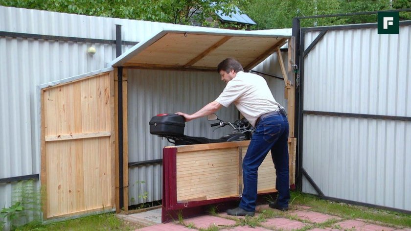 Мини гараж для квадроцикла