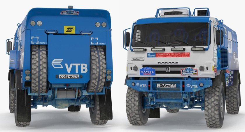 КАМАЗ Дакар сзади