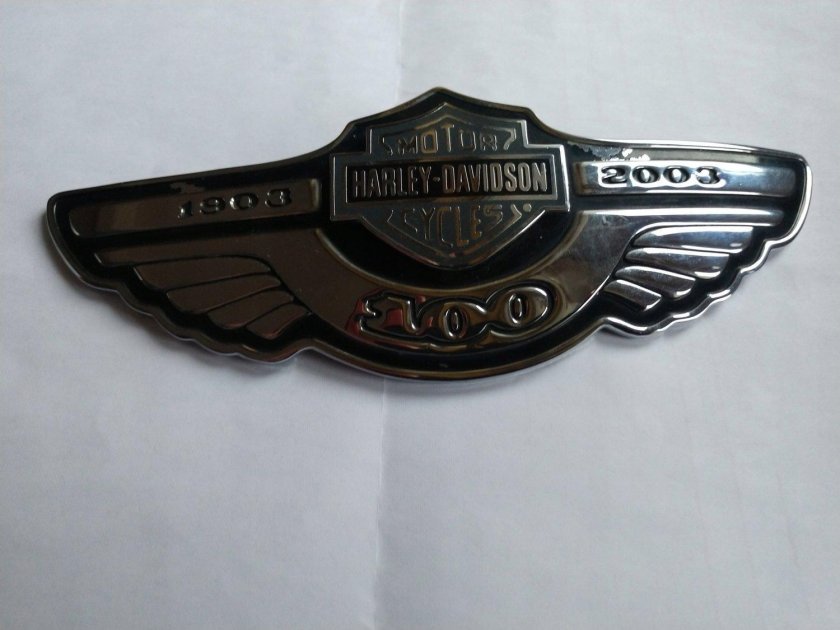 Шильдик на бак лого Harley Davidson
