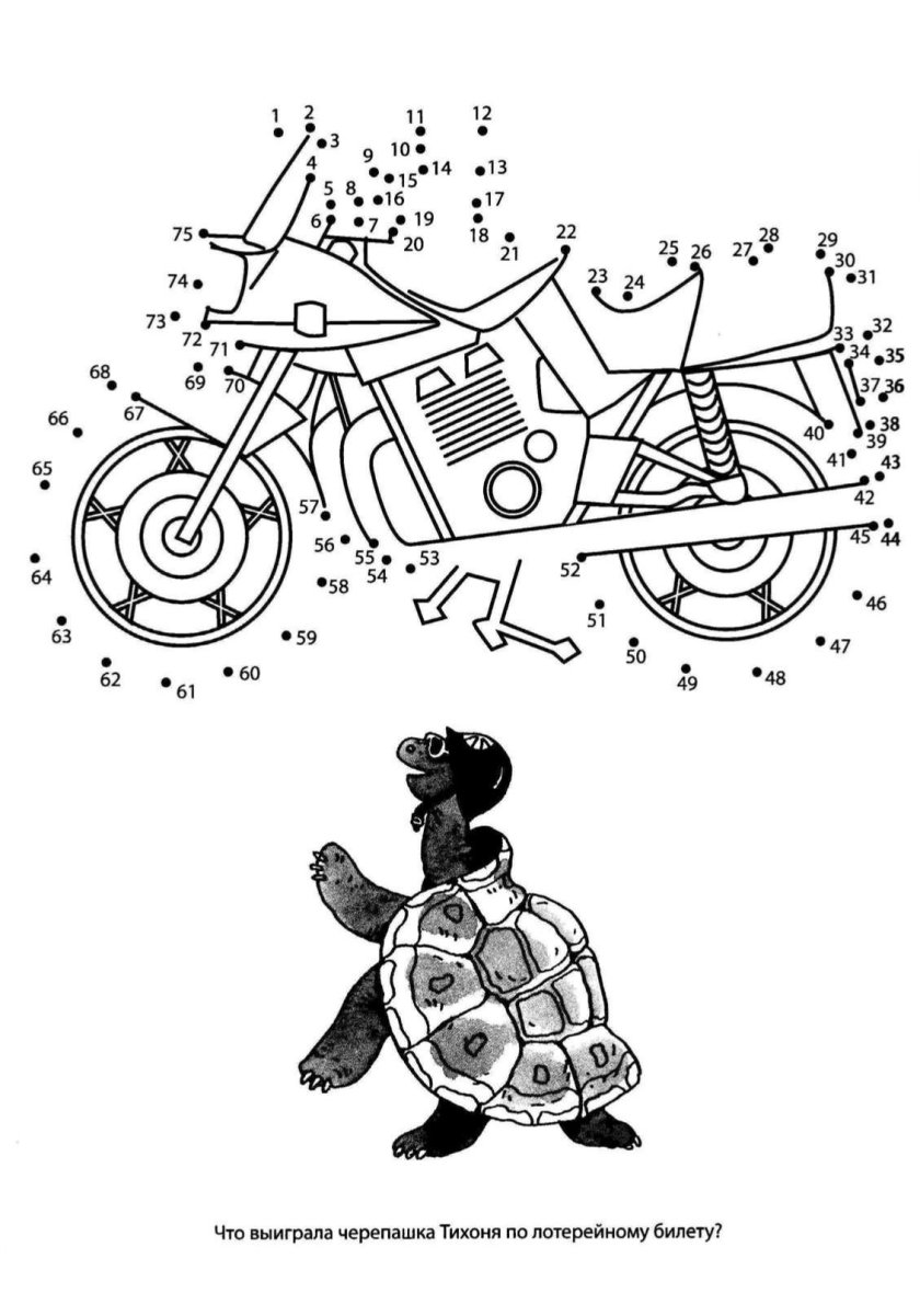 Рисунки по точкам для мальчиков