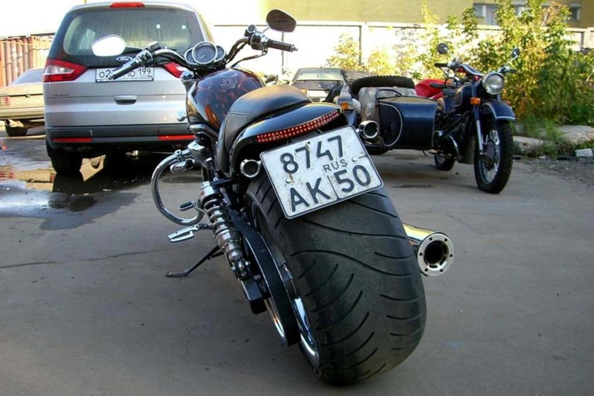 Номерной знак мотоцикла