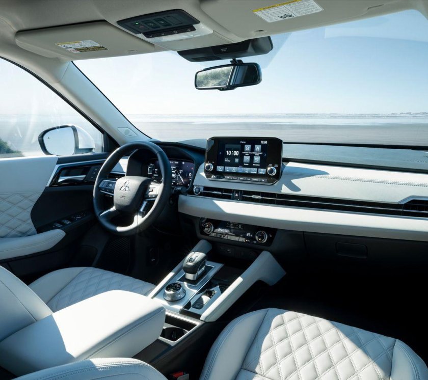 Митсубиси Аутлендер 2022 интерьер