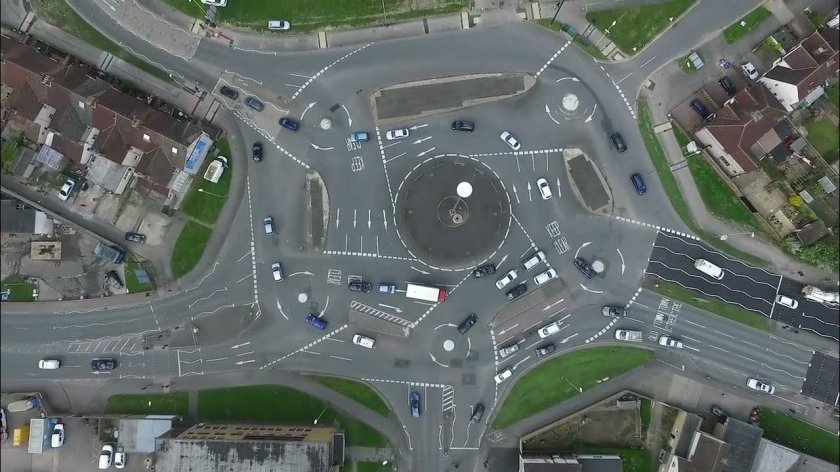 Перекресток Суиндон Англия