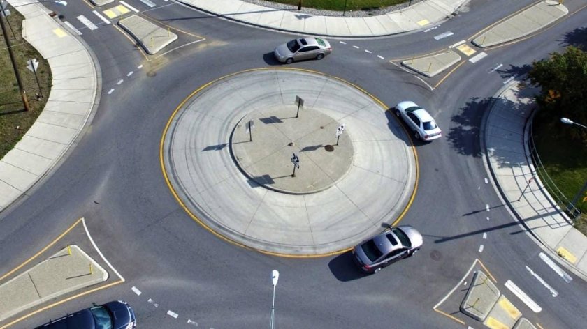 Roundabout кольцевой перекрёсток