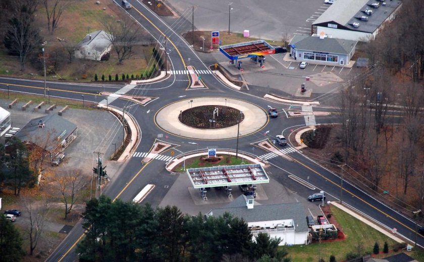 Roundabout кольцевой перекрёсток
