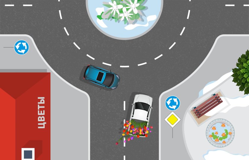 Проезд кругового движения по новым правилам 2023