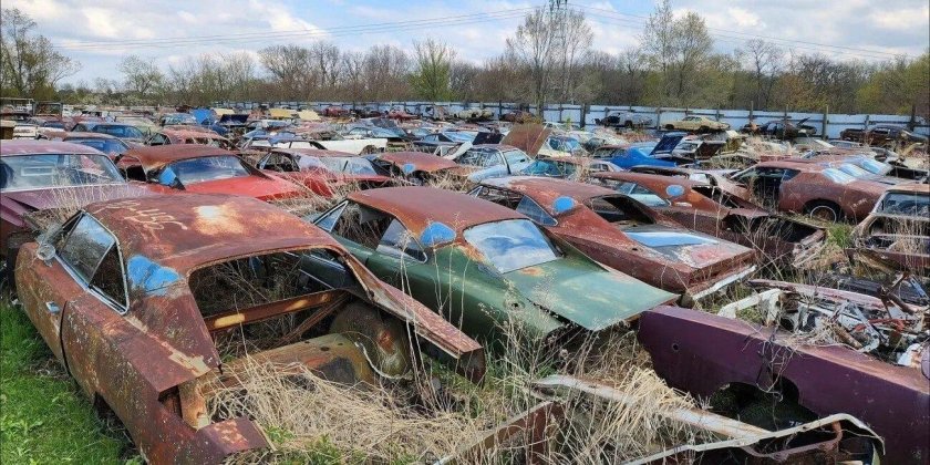 Кладбище машин в России