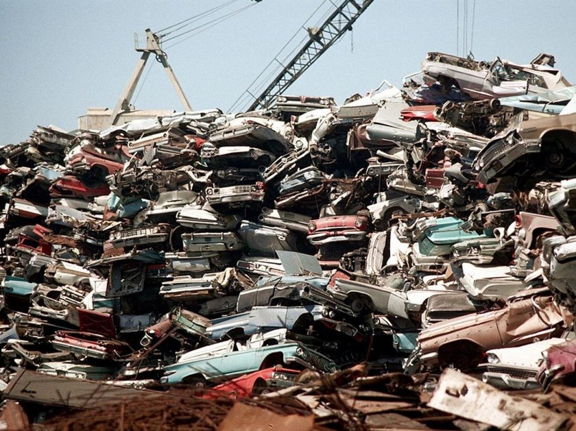 Автосвалка в США