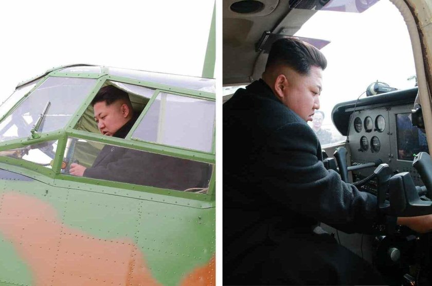 Самолёт Ким Чен Ына