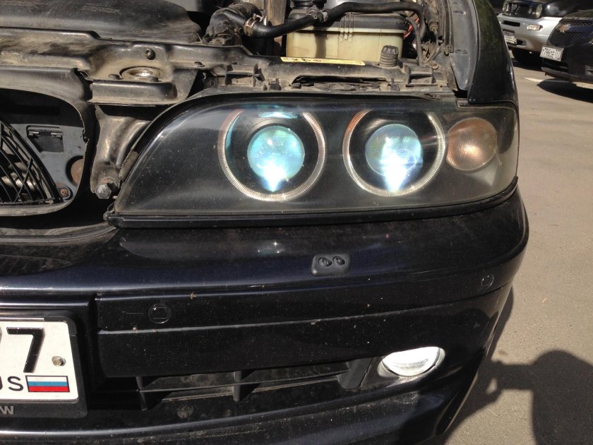 Линзы на BMW e39