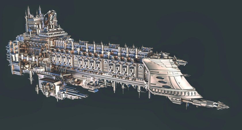 Вархаммер 40000 корабль Глориана