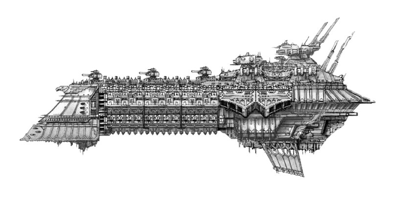Вархаммер 40000 корабль Глориана