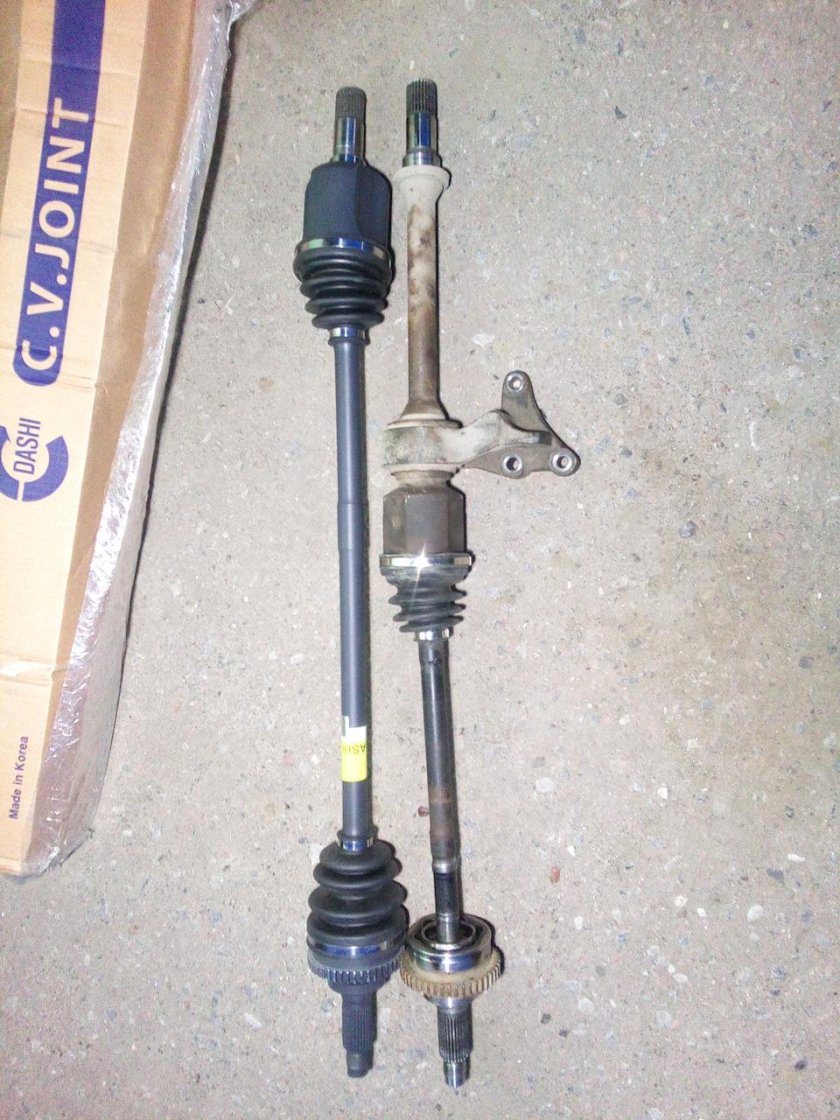 Привод передний правый Киа спектра 2007