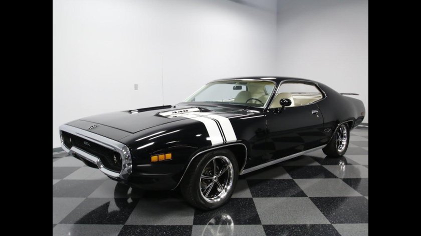 Плимут GTX 1971 чёрный