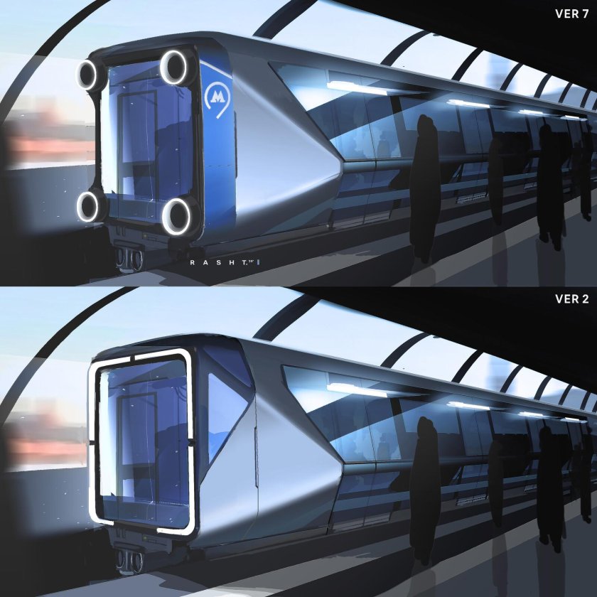 Артемий Лебедев концепт метропоезда